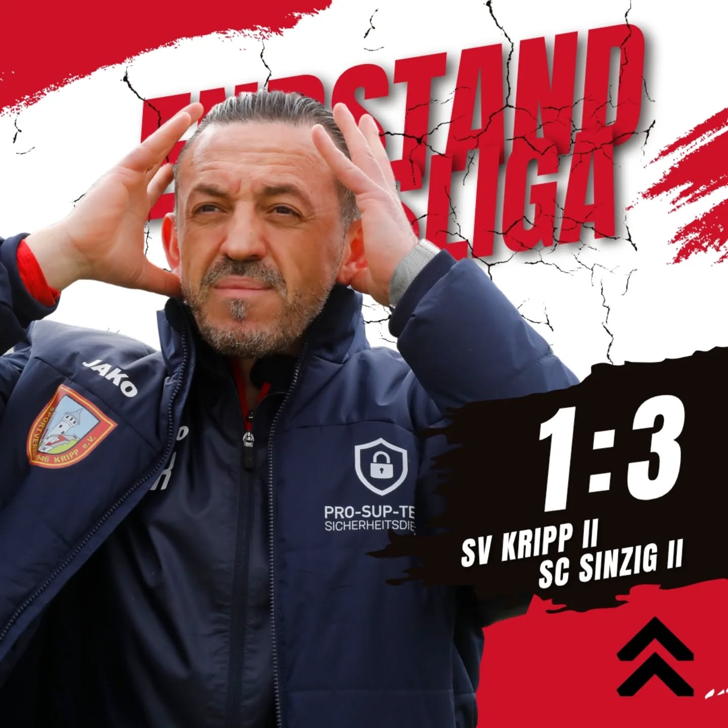 Unsere zweite Mannschaft unterliegt dem SC Sinzig II mit 1️⃣:3️⃣. Nach einem 0:2-Rückstand konnte der Anschlusstreffer kurz vor der Pause das Spiel nicht mehr drehen. Es ist bereits die sechste Niederlage in Folge für die Kripper Reserve, die damit Tabellenschlusslicht bleibt. 😔
Jetzt heißt es: Mund abputzen, weiterarbeiten und die letzten beiden Saisonspiele versöhnlich abschließen.
Kopf hoch, Männer – wir stehen das gemeinsam durch! 💪
#SVKripp #KreisligaC #Amateurfußball #Teamgeist #Fußballliebe #NieAufgeben #Weitermachen #Heimspiel #Reserve #KopfHoch #Zusammenhalt