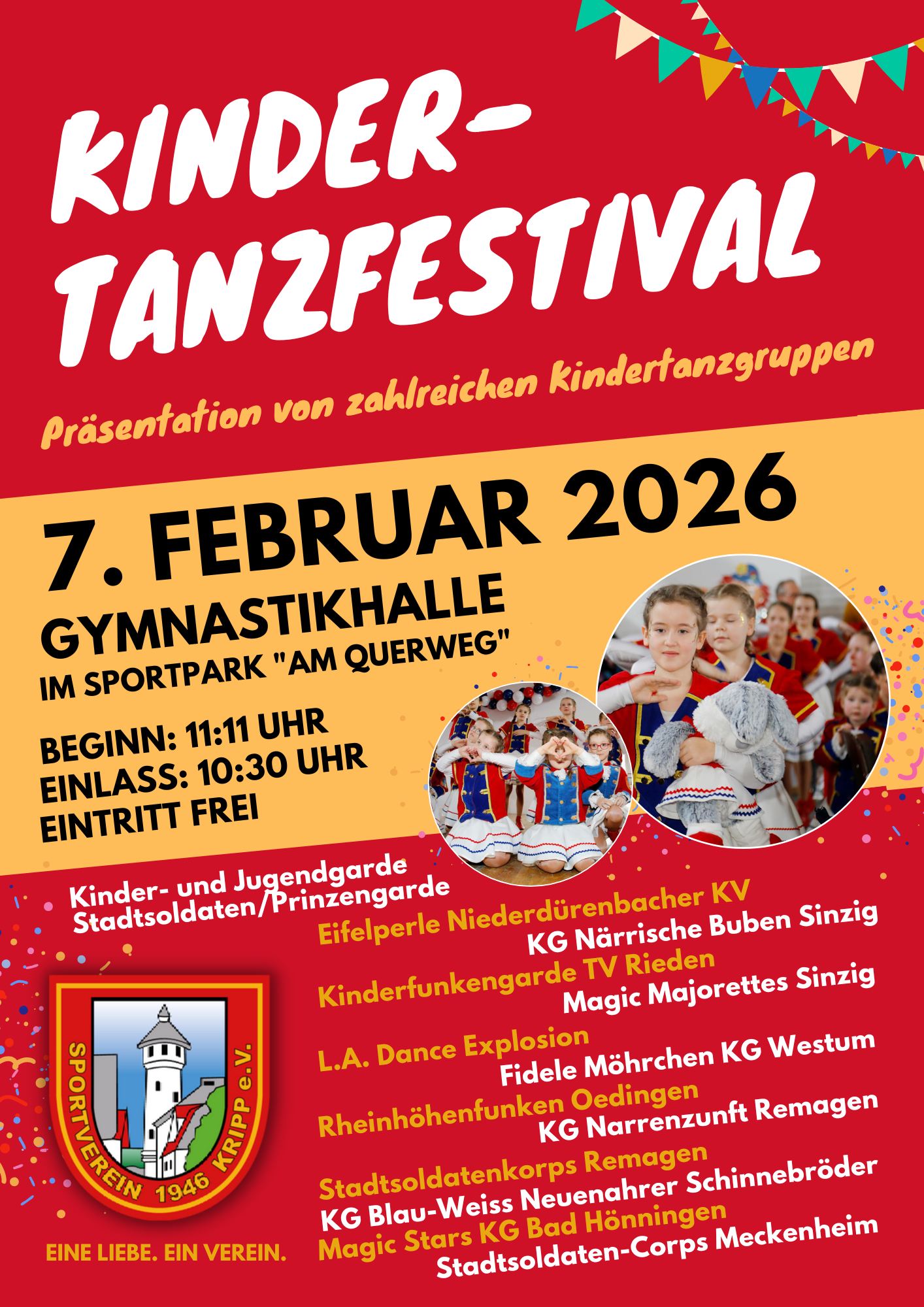 Plakat Kindertanzfestival 2026