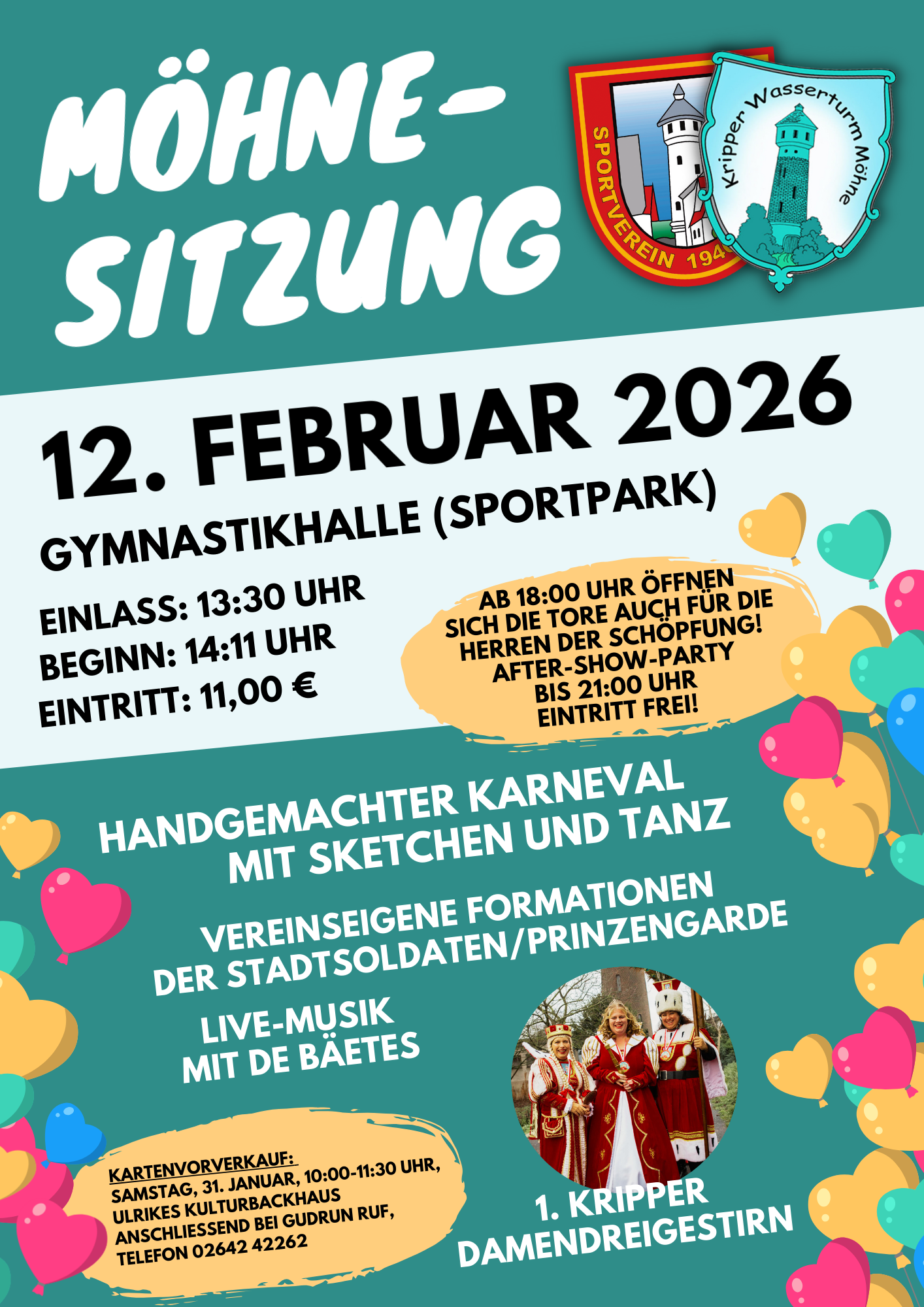 Plakat Möhnesitzung 2026