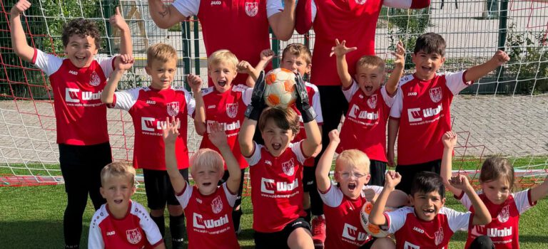 F-Junioren mit viel Freude am Ball F-Junioren mit viel Freude am Ball