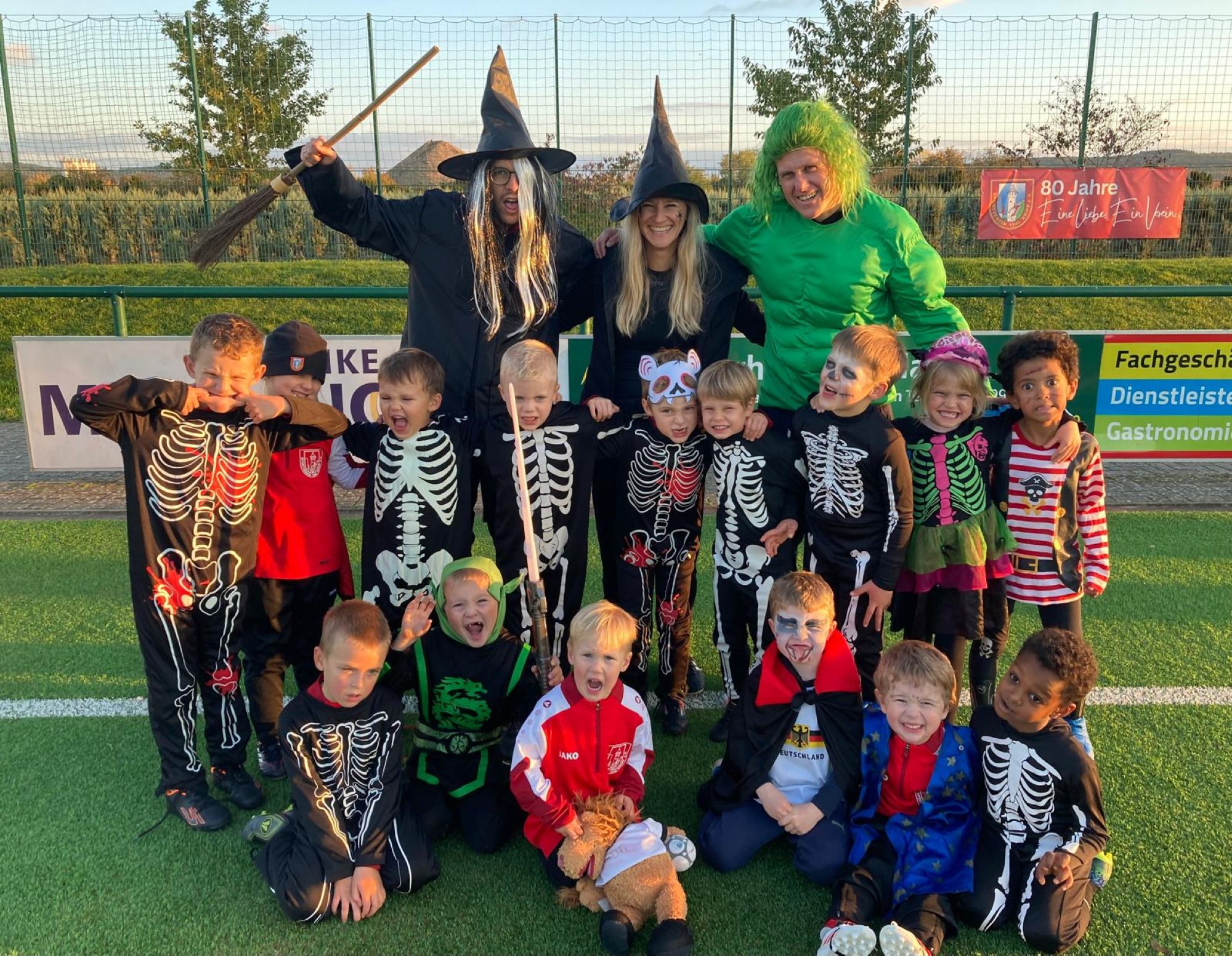 Halloween-Training bei den Junglöwen